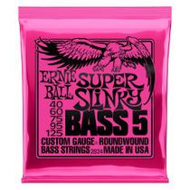 Encordoamento Para Baixo 5 cordas 040 Ernie Ball Super Slinky Niquel P02824