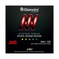 Encordoamento para Baixo 5 cordas Giannini Nickel Round Wound GEEBRS5 (.045 .130) Encordoamento para Baixo 5 cordas Giannini Nickel Round Wound GEEBRS5 (.045 .130)