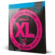 Encordoamento Para Baixo D'addario 6 Cordas 032 EXL170-6