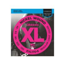 Encordoamento para baixo d'addario exl170-5 5c 045 Encordoamento para baixo d'addario exl170-5 5c 045