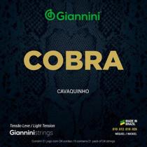 Encordoamento Para Cavaco Aço Leve Série Cobra Gescl Giannini Encordoamento Para Cavaco Aço Leve Série Cobra Gescl Giannini