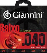 Encordoamento Para Contra Baixo Elétrico 5 Cordas Geebrl 5 - .040-.125 Encordoamento Para Contra Baixo Elétrico 5 Cordas Geebrl 5 - .040-.125