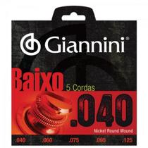 Encordoamento para Contrabaixo 5 Cordas Geebrl 0.40 Giannini Encordoamento para Contrabaixo 5 Cordas Geebrl 0.40 Giannini