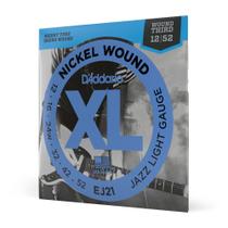Encordoamento Para Guitarra 12-52 D Addario XL Nickel EJ21 Encordoamento Para Guitarra 12-52 D Addario XL Nickel EJ21