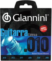 Encordoamento para guitarra elétrica geegst 10 - .010-.046 - GIANNINI