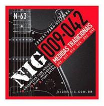 Encordoamento Para Guitarra Eletrica Nig 009/042 N63 Encordoamento Para Guitarra Eletrica Nig 009/042 N63