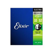 Encordoamento para guitarra elixir 010/52 light