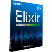 Encordoamento para Guitarra Elixir 12002 Super Light Nanoweb 0.009