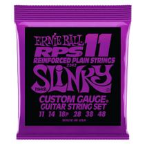 Encordoamento para guitarra ernie ball 011.048 rps11 power slinky