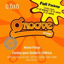 Encordoamento Para Guitarra Full Package 010 Gfp2 Groove