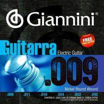 Encordoamento para Guitarra Giannini Geegst 009