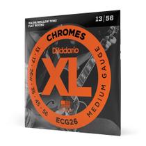 Encordoamento Para Guitarra Lisa .013-.056 D'Addario XL Chromes ECG26