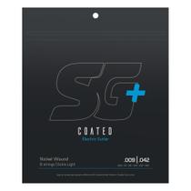 Encordoamento Para Guitarra Sg + Strings Coated .009 Nickel