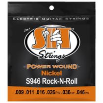 Encordoamento Para Guitarra SIT 009 Power Wound Rock N Roll S946 - S.I.T.