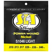 Encordoamento Para Guitarra SIT 010 Power Wound Light S1046 - S.I.T.