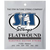 Encordoamento Para Guitarra SIT 012 Flat Wound Medium F1252 - S.I.T.