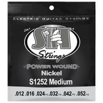 Encordoamento Para Guitarra SIT 012 Power Wound Medium S1252 - S.I.T.