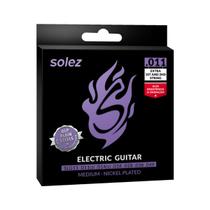 Encordoamento para Guitarra Slg11 Medio 011/049 Solez Encordoamento para Guitarra Slg11 Medio 011/049 Solez