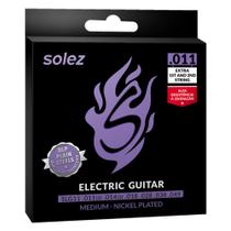 Encordoamento para Guitarra - Solez SLG11 - Calibre - 0,11