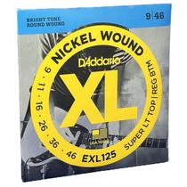Encordoamento Para Guitarra Tensão 09 D'Addario XL Nickel Wound EXL125