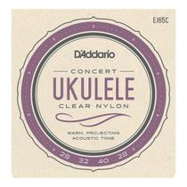 Encordoamento Para Ukulele Consert DAddario EJ65C Nylon