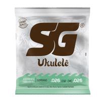 Encordoamento Para Ukulele Soprano Izzo SG Nylon 6 Unidades