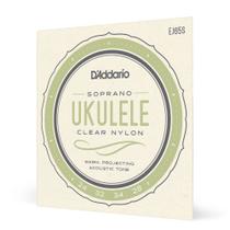 Encordoamento Para Ukulele Soprano Pro-Arte Custom Nailon Transparente D'Addario Pro-Arté EJ65S
