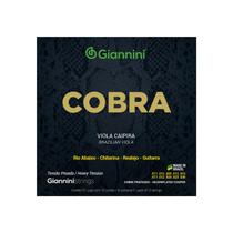 Encordoamento para viola aco prateado tensao pesada serie cobra gesvp Encordoamento para viola aco prateado tensao pesada serie cobra gesvp