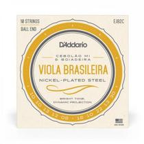 Encordoamento Para Viola D Addario EJ82C Nickel Plated Steel .010