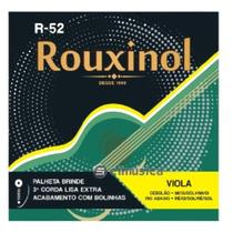 Encordoamento Para Viola Rouxinol - Modelo R-52 (Com Terceira Corda Lisa de Brinde)