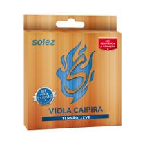 Encordoamento para Viola Solez Niquel Tensão Leve MI Cebolão