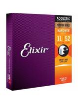 Encordoamento Para Violão .011 Custom Light Phosphor Nanoweb Elixir Encordoamento Para Violão .011 Custom Light Phosphor Nanoweb Elixir