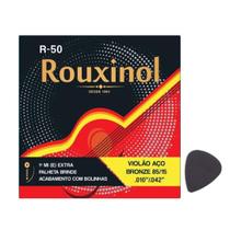 Encordoamento para Violão aço 010 Rouxinol c/ bolinha -- (010/042)