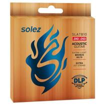 Encordoamento Para Violão Aço .010 Solez SLATB10 Bronze Encordoamento Para Violão Aço .010 Solez SLATB10 Bronze