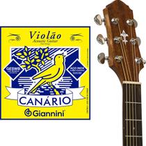 Encordoamento para Violão Aço 011 Giannini Canario GESWB