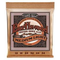 Encordoamento para Violão AÇO .012 Médio Leve Earthwood 2146 Ernie BALL Encordoamento para Violão AÇO .012 Médio Leve Earthwood 2146 Ernie BALL