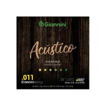 Encordoamento Para Violao Aço Acustico .011 Bronze - Gespw Encordoamento Para Violao Aço Acustico .011 Bronze - Gespw