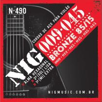 Encordoamento para Violão AÇO/BRONZE 009/045 6 Cordas
