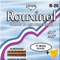 Encordoamento Para Violão Aço Com Bolinha Rouxinol R-20