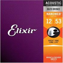 Encordoamento para Violão Aço Elixir 11052 Encordoamento para Violão Aço Elixir 11052