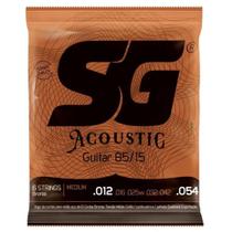 Encordoamento para violão aço - sg acoustic