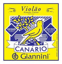 Encordoamento Para Violão Canario Aço com Bolinha Geswb - Giannini