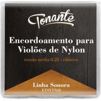 Encordoamento para violão de nylon - clássico - sonora - tensão normal 0.28 - etsvtn28 - TONANTE