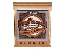 Encordoamento para Violão Ernie Ball 010 Earthwood Extra Light 2150 Encordoamento para Violão Ernie Ball 010 Earthwood Extra Light 2150