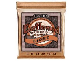 Encordoamento para Violão Ernie Ball 011 Earthwood Fósforo Bronze Light 2148 Encordoamento para Violão Ernie Ball 011 Earthwood Fósforo Bronze Light 2148