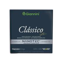 Encordoamento Para Violão Giannini GENWXPA PN Nylon Bronze 65/35 Nanotec 0.029
