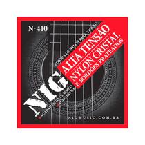 Encordoamento Para Violão Nylon Cordas Nig N410 Tensão Alta Encordoamento Para Violão Nylon Cordas Nig N410 Tensão Alta