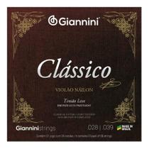 Encordoamento Para Violão Nylon Giannini Genwpl .028-.039