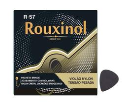 Encordoamento para Violão nylon tensão alta Rouxinol - (80/20)