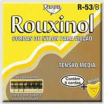 Encordoamento Para Violão Rouxinol R53b Nylon Prateadas